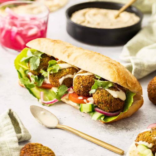 Falafel sandwich