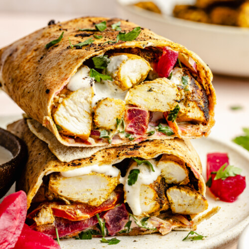 Chicken shawerma sandwich