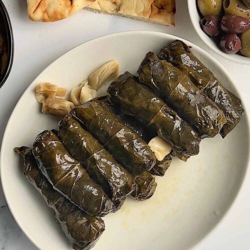 Grape leaves