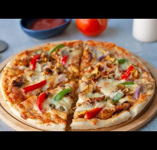 Chicken Shawerma Pizza