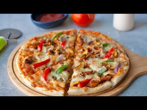 Chicken Shawerma Pizza